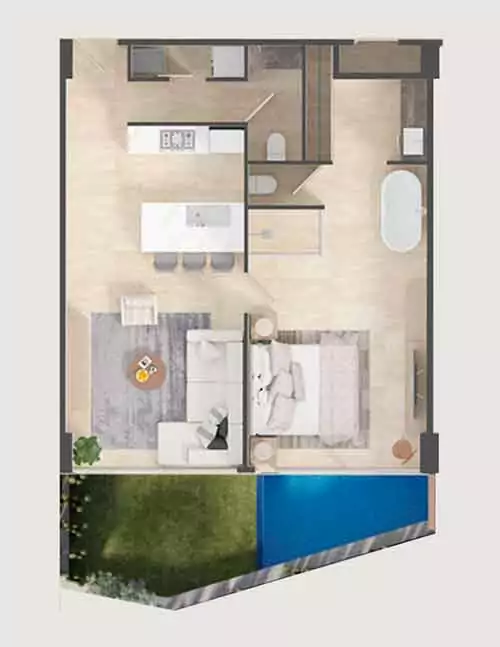 1 Bedroom albaluz