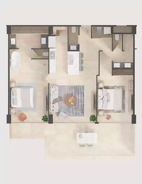 2 Bedroom Albaluz